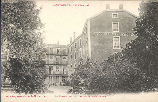 Hotel de la Providence, view of garden